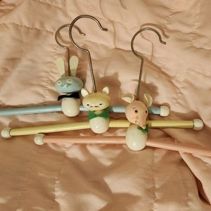 Vintage little critters animal baby hangers